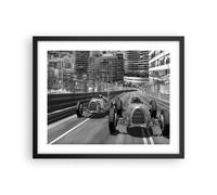 Cuadro Poster de Pared 50x40cm Póster Marco fórmula 1 retro Wall Art Prints