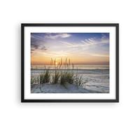 Cuadro Poster de Pared 50x40cm Póster Marco Oeste El Sol Playa Wall Art Prints
