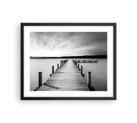 Cuadro Poster de Pared 50x40cm Póster Marco Puente Paz Agua Wall Art Prints
