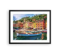 Cuadro Poster de Pared 50x40cm Póster Marco Santa Margarita Ligure Wall Art