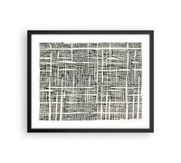Cuadro Poster de Pared 50x40cm Póster Marco Textura Patrón Pieza Wall Art Prints
