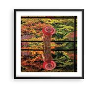 Cuadro Poster de Pared 50x50cm Póster Marco Tubikoin Templo Los Colores Wall Art