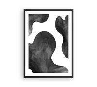 Cuadro Poster de Pared 50x70cm Póster Marco Abstracción Forma Figura Wall Art