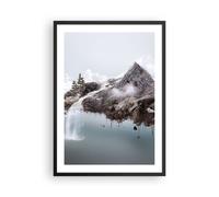 Cuadro Poster de Pared 50x70cm Póster Marco medio ambiente naturaleza Wall Art