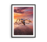 Cuadro Poster de Pared 50x70cm Póster Marco Łódź Oeste El Sol Wall Art Prints