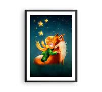 Cuadro Poster de Pared 50x70cm Póster Marco Pequeño Príncipe noviembre Wall Art