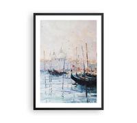 Cuadro Poster de Pared 50x70cm Póster Marco Venecia basilica Wall Art Prints