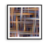 Cuadro Poster de Pared 60x60cm Póster Marco abstracción moderna Wall Art Prints