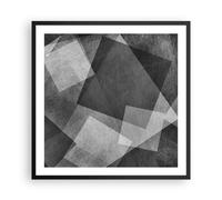 Cuadro Poster de Pared 60x60cm Póster Marco abstracción moderna Wall Art Prints