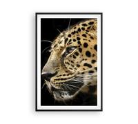Cuadro Poster de Pared 61x91cm Animales leopardo gato salvaje animales salvajes