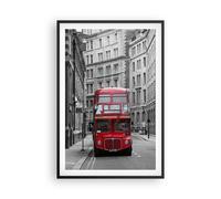 Cuadro Poster de Pared 61x91cm Autobús inglaterra vacaciones londres Wall Art