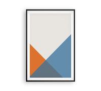 Cuadro Poster de Pared 61x91cm Marco Cuatro Los Colores Abstracción Wall Art