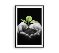 Cuadro Poster de Pared 61x91cm Naturaleza planta ciencia protección Wall Art