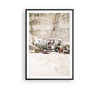 Cuadro Poster de Pared 61x91cm Póster Marco Autocaravana Boho Muebles Wall Art