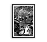 Cuadro Poster de Pared 61x91cm Póster Marco Holanda canal Wall Art Prints Decor