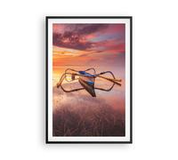 Cuadro Poster de Pared 61x91cm Póster Marco Łódź Oeste El Sol Wall Art Prints