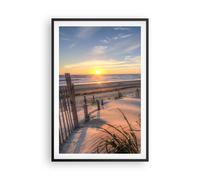 Cuadro Poster de Pared 61x91cm Póster Marco Oeste El Sol Duna Wall Art Prints