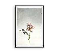 Cuadro Poster de Pared 61x91cm Póster Marco rosa pájaros cielo Wall Art Prints