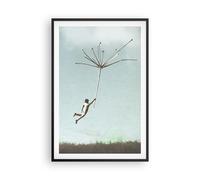Cuadro Poster de Pared 61x91cm Póster Marco Vintage Irreal Metáfora Wall Art