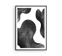 Cuadro Poster de Pared 70x100cm Póster Marco Abstracción Forma Figura Wall Art