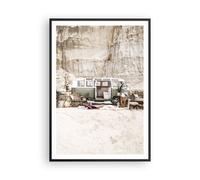 Cuadro Poster de Pared 70x100cm Póster Marco Autocaravana Boho Muebles Wall Art