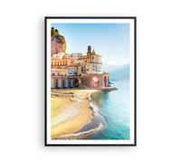Cuadro Poster de Pared 70x100cm Póster Marco Costa Amalfi Italia Wall Art Prints