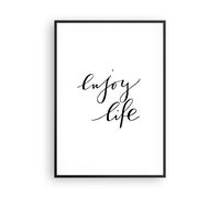 Cuadro Poster de Pared 70x100cm Póster Marco Disfruta Vida Maxim Wall Art Prints