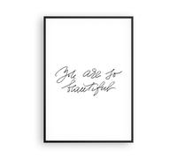 Cuadro Poster de Pared 70x100cm Póster Marco Eres Tan Hermosa Wall Art Prints