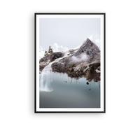 Cuadro Poster de Pared 70x100cm Póster Marco medio ambiente naturaleza Wall Art