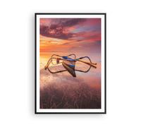 Cuadro Poster de Pared 70x100cm Póster Marco Łódź Oeste El Sol Wall Art Prints