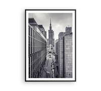 Cuadro Poster de Pared 70x100cm Póster Marco Varsovia Palacio Cultura Wall Art