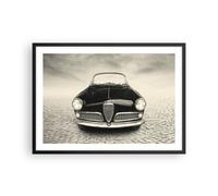 Cuadro Poster de Pared 70x50cm Póster Marco Alfa Romeo Giuletta Wall Art Prints
