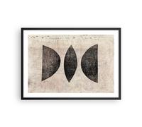 Cuadro Poster de Pared 70x50cm Póster Marco Forma Figuras Geométrica Wall Art