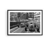 Cuadro Poster de Pared 70x50cm Póster Marco fórmula 1 retro Wall Art Prints