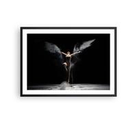 Cuadro Poster de Pared 70x50cm Póster Marco Fotografía Danza Alas Wall Art
