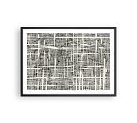 Cuadro Poster de Pared 70x50cm Póster Marco Textura Patrón Pieza Wall Art Prints
