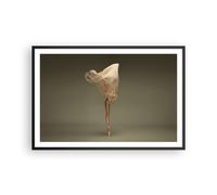 Cuadro Poster de Pared 91x61cm Póster Marco Bailarina Figura Bailando Wall Art