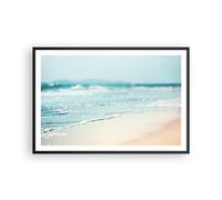 Cuadro Poster de Pared 91x61cm Póster Marco Borde Ola Agua Wall Art Prints Decor