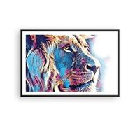 Cuadro Poster de Pared 91x61cm Póster Marco León Melena Cuento De Hadas Wall Art