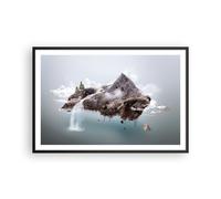 Cuadro Poster de Pared 91x61cm Póster Marco medio ambiente naturaleza Wall Art