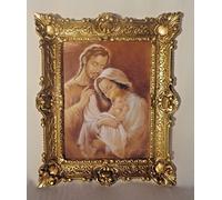 Cuadro Repro con aspecto antiguo de Jesús, nacimiento, Cristo, María, José, imágenes religiosas, 56 x 46 cm, iconos, impresión artística, cuadro de pared, cuadro barroco