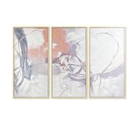 CUADRO SET 3 LIENZO PS 180X4X120 ABSTRACTO