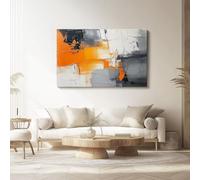 Cuadro sobre Lienzo 100l x50an cm Sin marco Impresión en material tejido no tejido cuadros Pintura abstracta con gran área de pintura decoracion salon modernos lienzos decorativos dormitorios Color