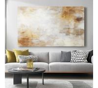 Cuadro sobre Lienzo 100l x50an cm Sin marco Impresión en material tejido no tejido cuadros Textura Retro, Tonos Cálidos decoracion salon modernos lienzos decorativos dormitorios Marrón beige