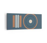 Cuadro Sobre Lienzo 100x40cm Cuadros Pared Abstracto Moderno Patrones Wall Art