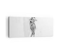 Cuadro Sobre Lienzo 100x40cm Cuadros Pared Desnudez Mujer Cuerpo Wall Art Prints