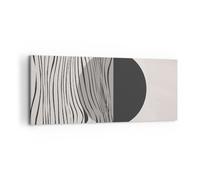 Cuadro Sobre Lienzo 100x40cm Cuadros Pared Figuras Formas Geometría Wall Art