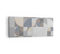 Cuadro Sobre Lienzo 100x40cm Cuadros Pared Geometría Arte Piedra Wall Art Prints