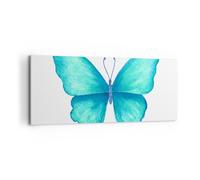 Cuadro Sobre Lienzo 100x40cm Cuadros Pared Mariposas vuelo niñez verano Wall Art