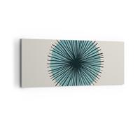 Cuadro Sobre Lienzo 100x40cm Cuadros Pared Ojo Abstracción Moderno Wall Art